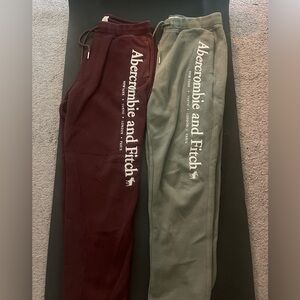 2 pairs of Abercrombie sweats. Size small
